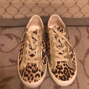 Sam Edelman leopard tennis shoe